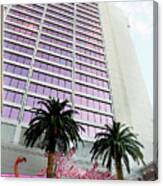 Flamingo Hotel Neon Sign Las Vegas Canvas Print