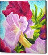 Floral In Pinks Canvas Print