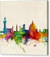 Florence Italy Skyline Canvas Print