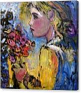 Flower Girl Manet Canvas Print