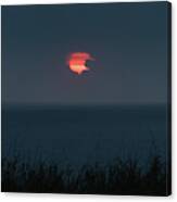 Fog Shrouded Sunrise Delray Beach Florida Canvas Print