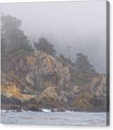 Foggy Day At Point Lobos Canvas Print