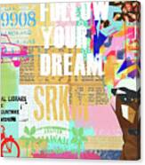 Follow Your Dream Collage Canvas Print