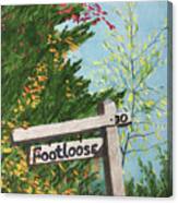 Footloose Canvas Print