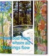 Praise God From Whom All Blessings Flow Canvas Print