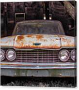 Ford In A Barn Canvas Print