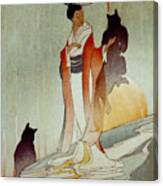 Fox Woman 1912 Canvas Print