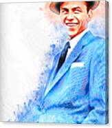 Frank Sinatra Old Blue Eyes 20161101 Canvas Print
