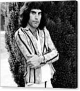 Freddie Mercury Of Queen 1975 #2 Canvas Print
