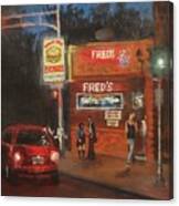 Fred's Canvas Print