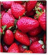 Fresh Strawberries - Just Loved The Canvas Print