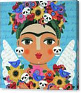 Frida Kaho Mother Earth Angel Canvas Print