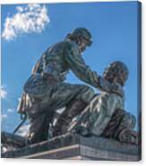 Friend To Friend Monument Gettysburg Canvas Print