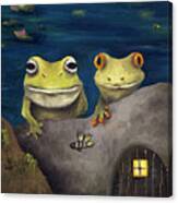 Frogland Detail Canvas Print