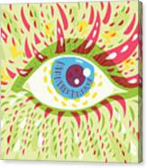 From Looking Psychedelic Eye Canvas Print