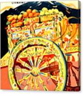 Fruit Carriage From Sicily Canvas Print
