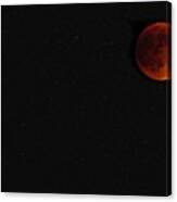 Full Blood Moon Eclipse Canvas Print