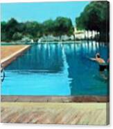 Fun With Pools Canvas Print