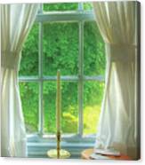 Furniture - Lamp - Still Life In A Window Canvas Print