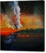 Galactic Dawn Canvas Print