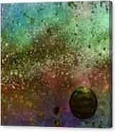 Galaxia Planet System Canvas Print