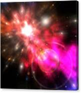 Galaxy Of Light Canvas Print