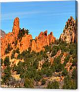 Garden Of The Gods High Point Panorama Canvas Print