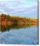 Gatineau Park Autumn Landscape Canvas Print