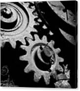 Gearing Up - Industrial Abstract Canvas Print
