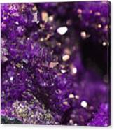 Geode Abstract Amethyst Canvas Print