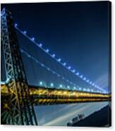 George Washington Bridge Span Canvas Print