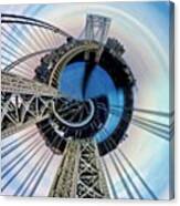 George Washington Bridge Tiny Planet Canvas Print