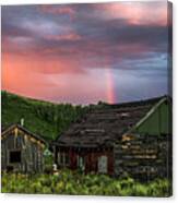 Ghost Town Sunset 4 Canvas Print