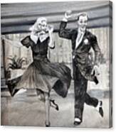 Ginger Rogers Fred Astaire Canvas Print
