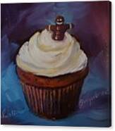 Gingerbread Cupcake Canvas Print