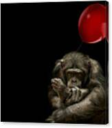 Girl With Red Balloon Canvas Print