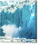 Glacial Calving Canvas Print