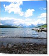 Glacier National Park Lake Mcdonald Three Canvas Print