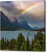 Glacier Rainbow Canvas Print