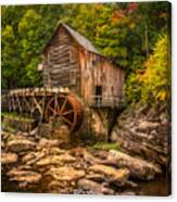 Glade Creek Mill Fall Canvas Print