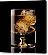 Glass Of Whiskey Canvas Print