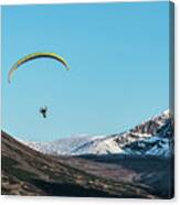 Glen Alps Paragliding Canvas Print