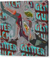 Glitter Gulch Cowgirl Canvas Print