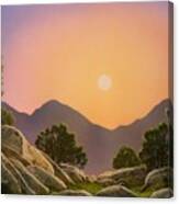 Glowing Landscape Canvas Print