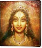 Goddess Durga Face Canvas Print