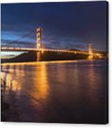 Golden Gate Blue Hour Canvas Print