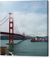 Golden Gate Ship Canvas Print