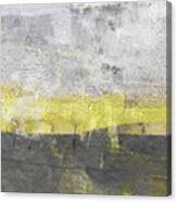 Golden Horizon Minimalist Landscape Canvas Print