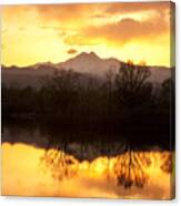 Golden Ponds Longmont Colorado Canvas Print