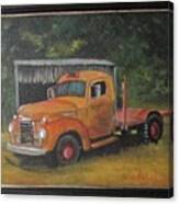 Golden Truck Canvas Print